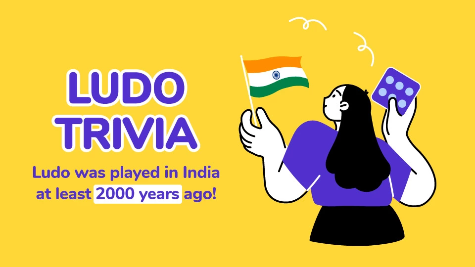 Ludo Fact 1- Ludo originated in India 