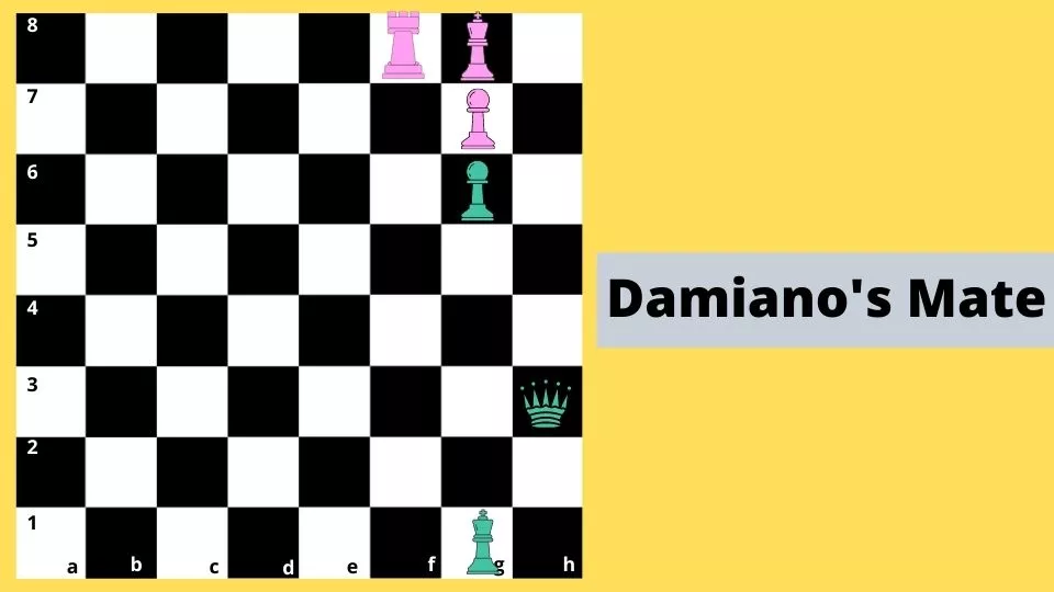 Chess Checkmate - Damiano's Mate 